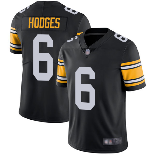 Men Pittsburgh Steelers Football 6 Limited Black Devlin Hodges Alternate Vapor Untouchable Nike NFL Jersey